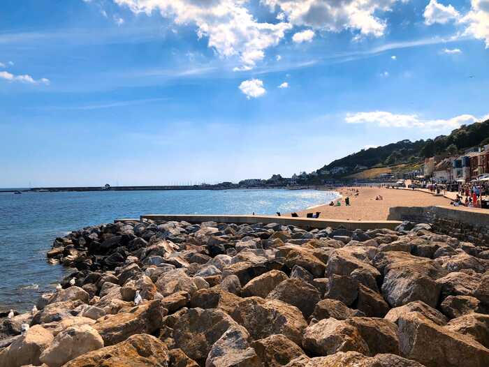 view of the cobb in lyme regis