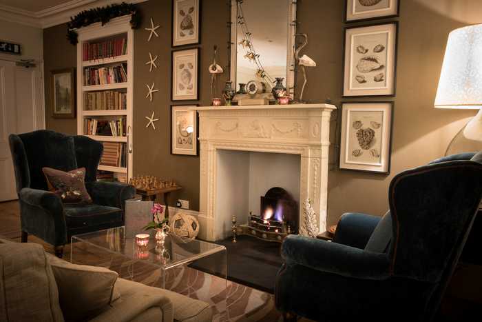 christmas tree in the chapel