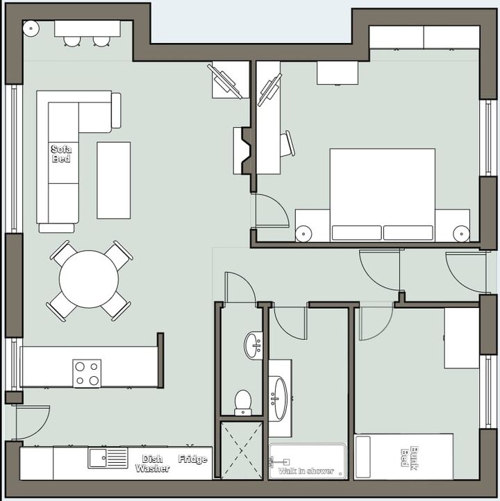 Apartment 1 Floor Plan